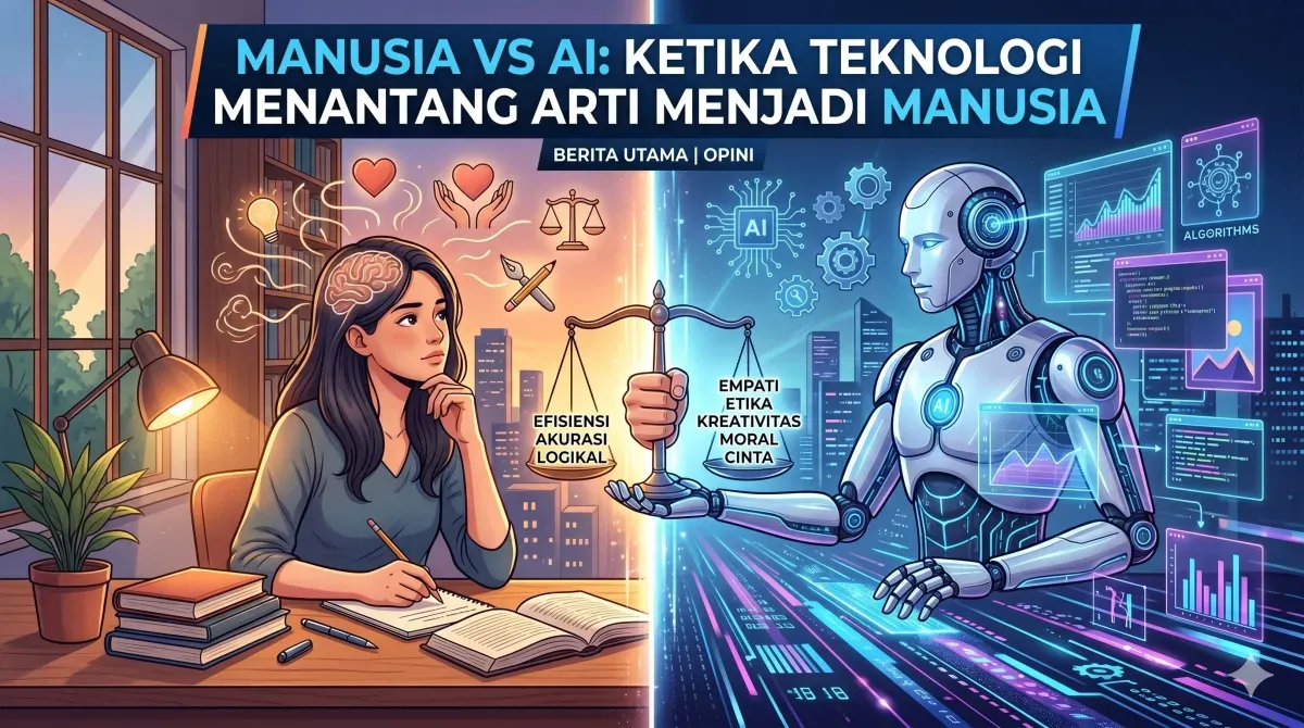 Manusia VS AI: Ketika Teknologi Menantang Arti Menjadi Manusia