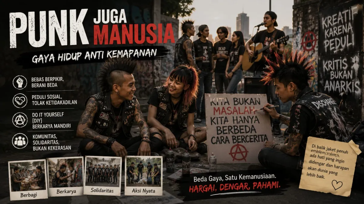 Punk Juga Manusia: Gaya Hidup anti Kemapanan