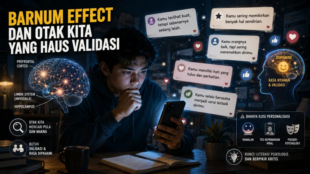 Barnum Effect dan Otak Kita yang Haus Validasi