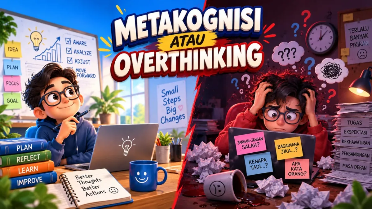 Metakognisi atau Overthinking: Dua Cara Berfikir yang Berbeda
