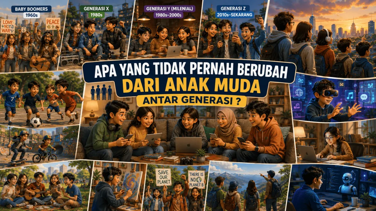 Apa Yang Tidak Pernah Berubah Dari Anak Muda Antar Generasi?