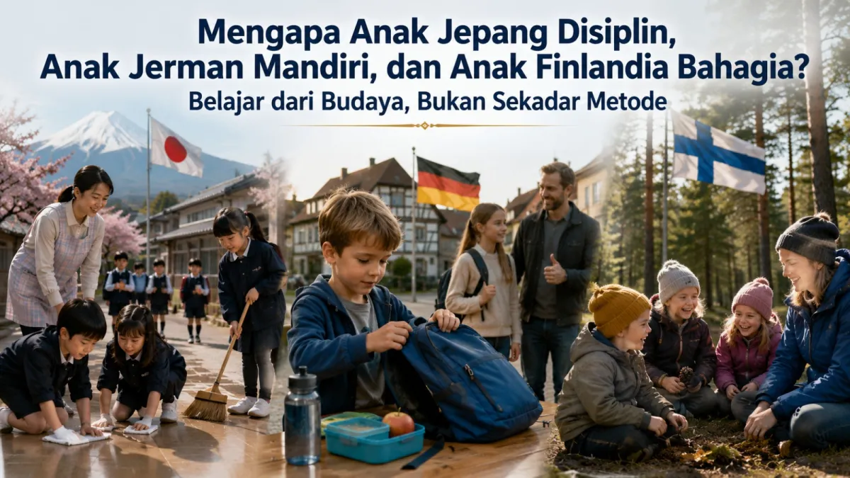 Mengapa Anak Jepang Disiplin, Anak Jerman Mandiri, dan Anak Finlandia Bahagia? Belajar dari Budaya, Bukan Sekadar Metode (BAGIAN 2)