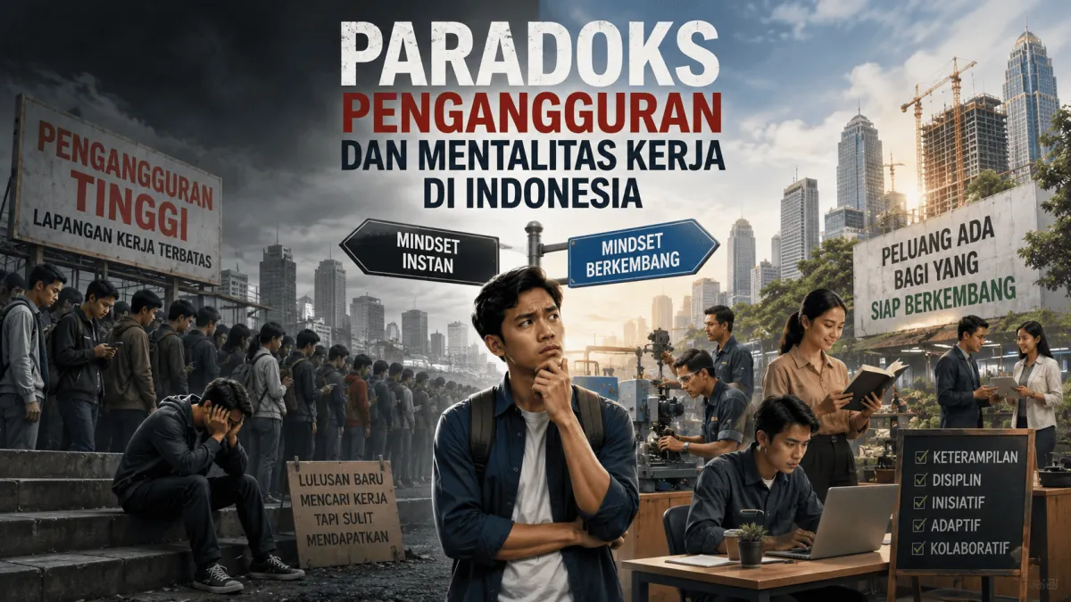 Paradoks Pengangguran dan Mentalitas Kerja di Indonesia