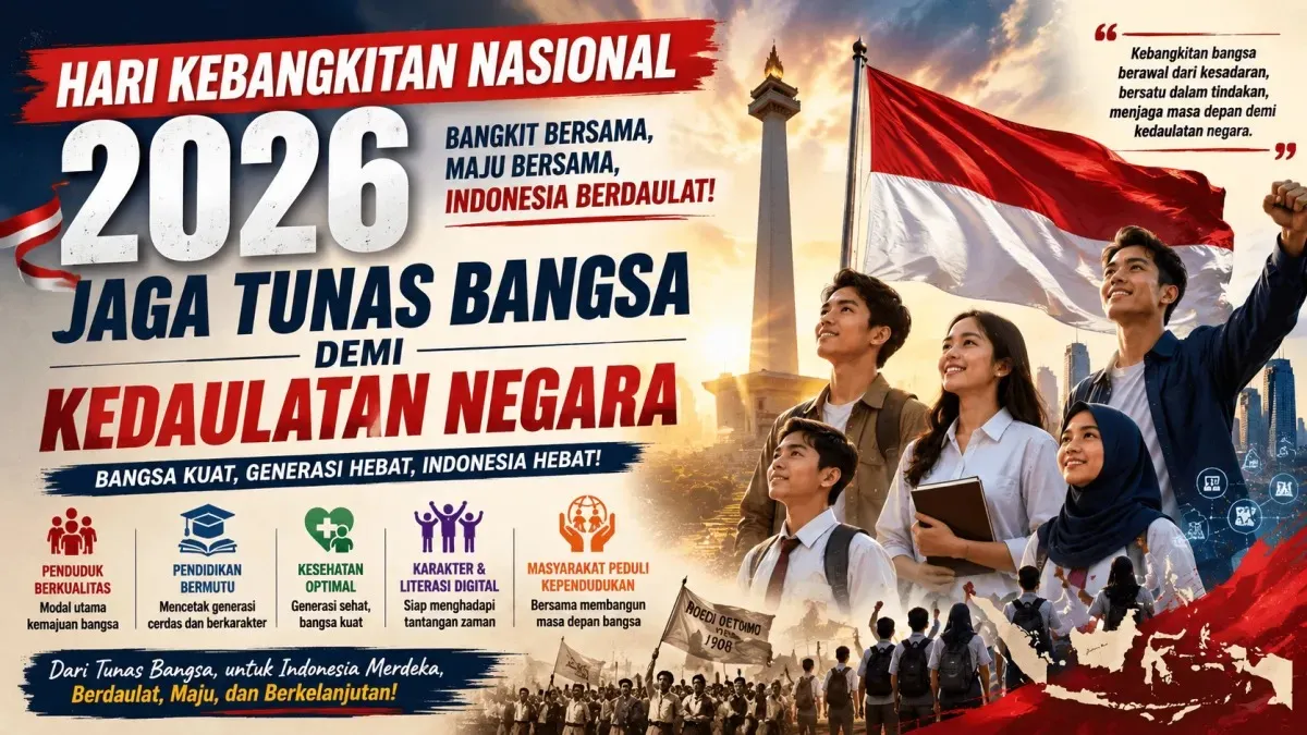 Hari Kebangkitan Nasional 2026: Jaga Tunas Bangsa Demi Kedaulatan Negara