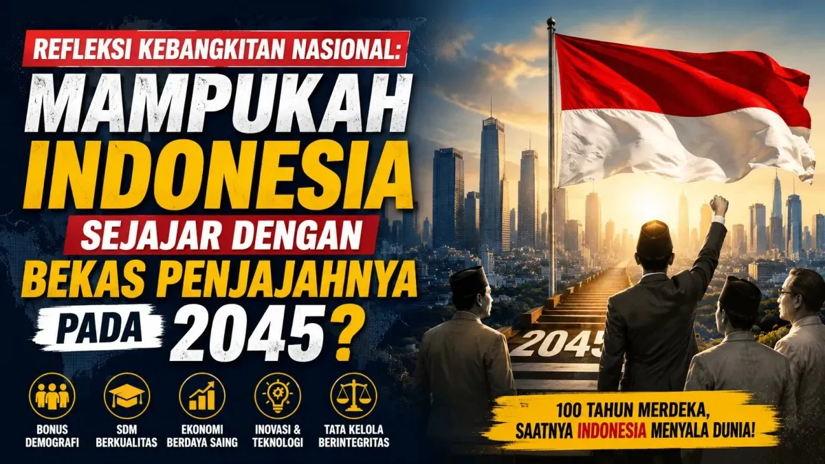 Refleksi Kebangkitan Nasional: Mampukah Indonesia Sejajar dengan Bekas Penjajahnya pada 2045?