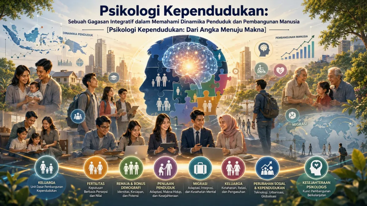 Psikologi Kependudukan: Sebuah Gagasan Integratif dalam Memahami Dinamika Penduduk dan Pembangunan Manusia [Psikologi Kependudukan: Dari Angka Menuju Makna]