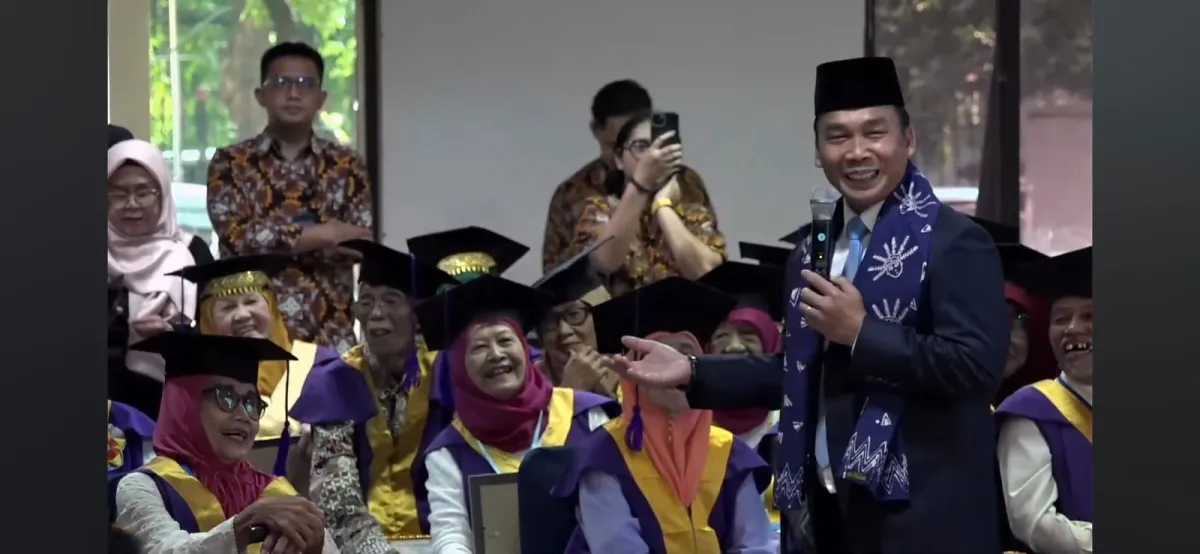 Menteri Wihaji mengajak Lansia Ikut Sekolah Lansia sebagai Solusi Atasi Kesepian dan Meningkatkan Kualiltas Hidup dalam Peringatan HLUN Ke-30
