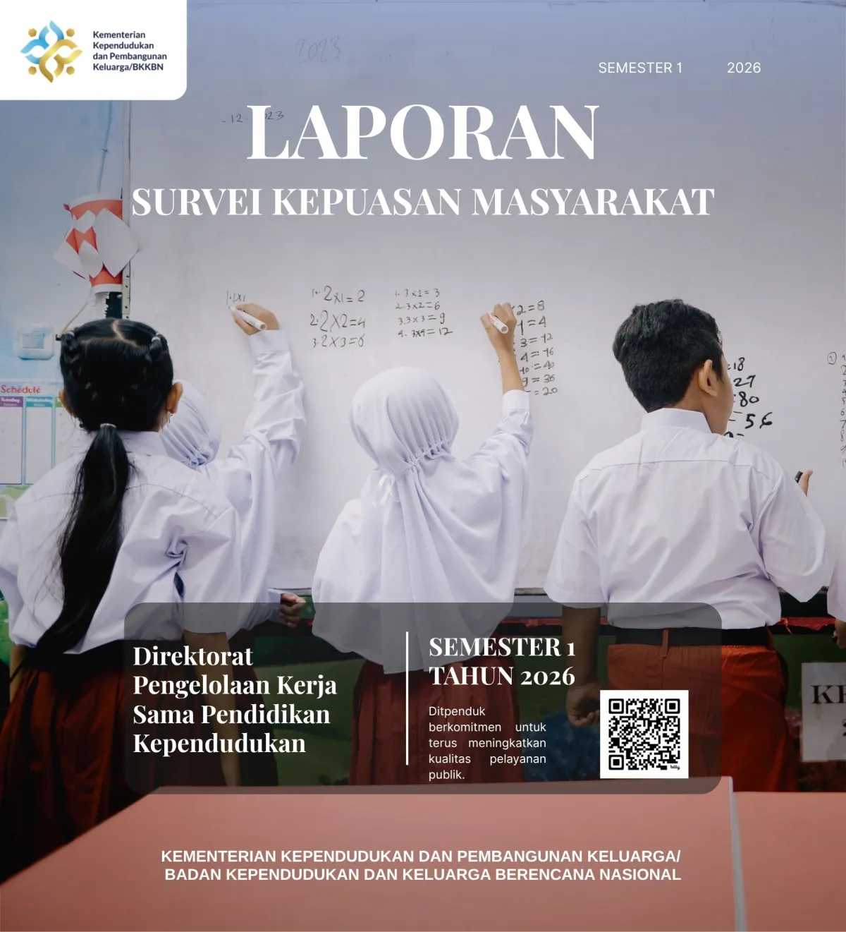 Laporan Survei Kepuasan Masyarakat Direktorat Pengelolaan Kerja Sama Pendidikan Kependudukan Semester 1 Tahun 2026