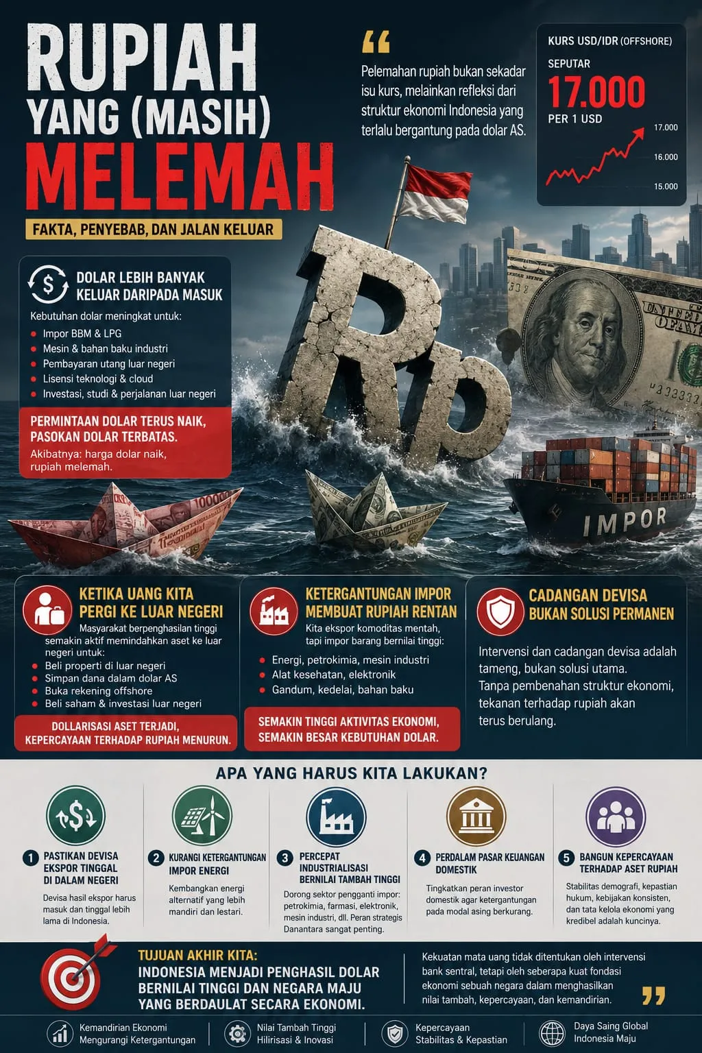 Rupiah yang (masih) melemah